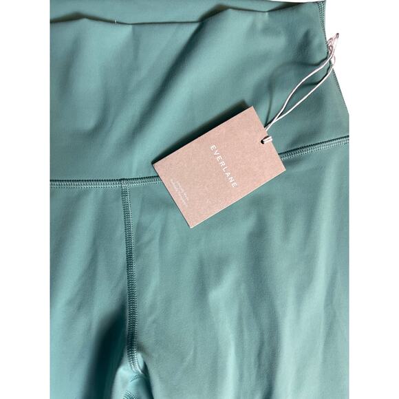 Everlane Soft Green Buttery Soft Perform Ankle Leggings Size Large - Picture 10 of 12